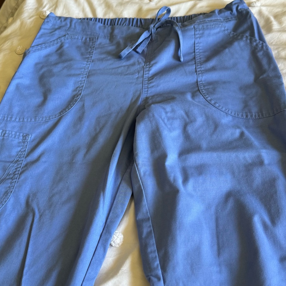 Blue Scrub Pants.